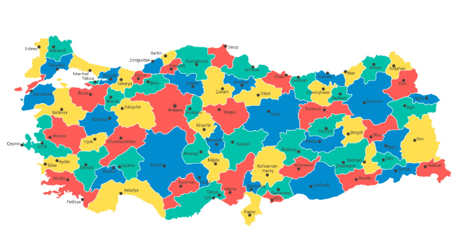 تقسیمات کشوری ترکیه